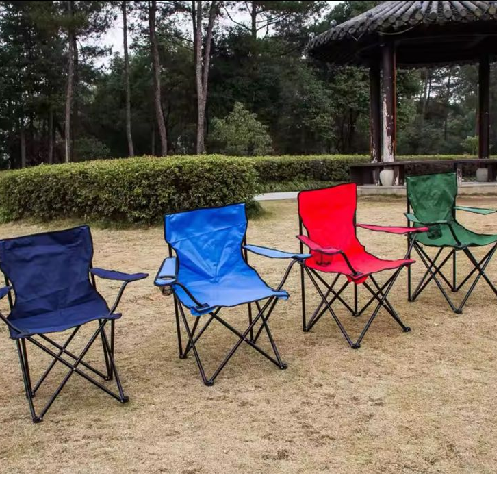 Vista 2 de SILLA CAMPING PLEGABLE PORTATIL - COLOR: NEGRO